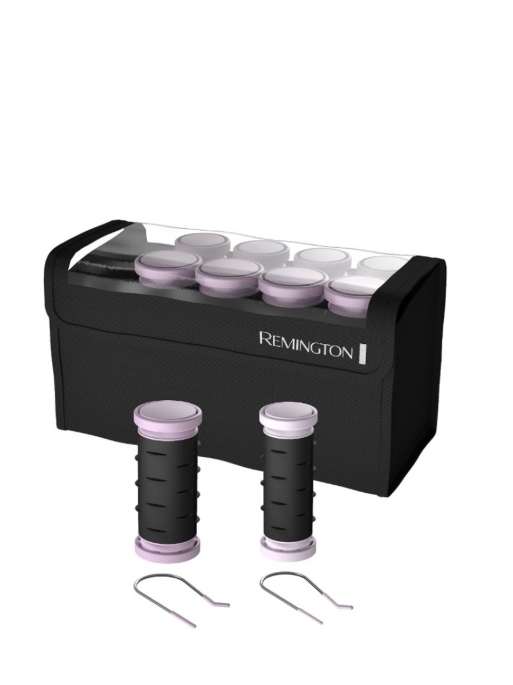 Ionic Ceramic Hot Rollers with Travel-Friendly Case - 10pc.